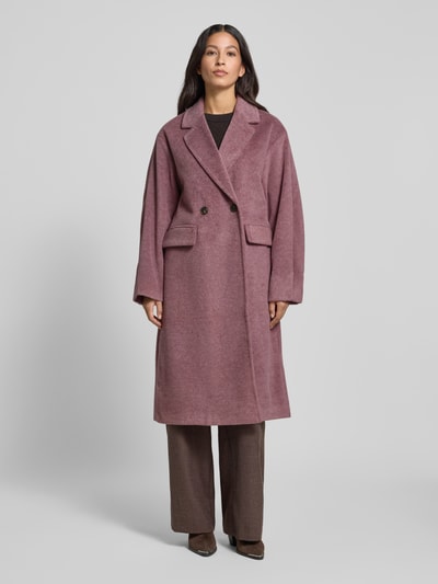 Vero Moda Regular Fit Mantel mit Reverskragen Modell 'LELEA' Rosa 4