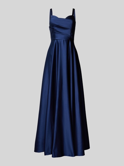 Laona Abendkleid mit gelegten Falten Marine 1