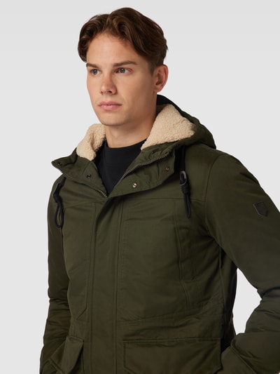 Jack & Jones Parka mit Pattentaschen Modell 'ECLIP' Oliv 3