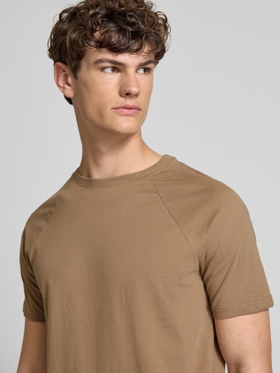 REVIEW T-shirt z okrągłym dekoltem Ziemisty brązowy 3