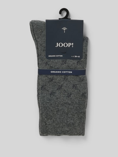 JOOP! Collection Sokken met labelstitching Antraciet - 3