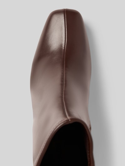 Steve Madden Laarsjes met ritssluiting, model 'Hurst' Donkerbruin - 3