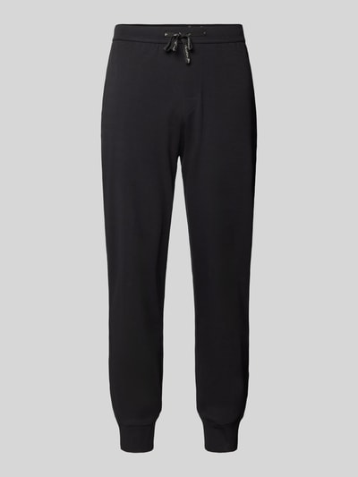 Christian Berg Men Sweatpants mit Label-Details Black 2