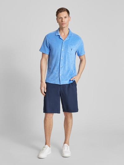 Polo Ralph Lauren Slim fit vrijetijdsoverhemd met halflange mouwen Lichtblauw - 1