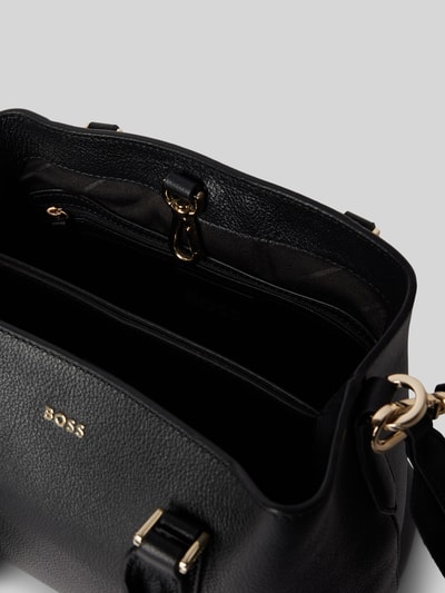 BOSS Handtasche mit Label-Details Modell 'Alyce' Black 4