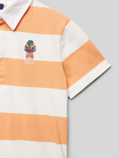 Polo Ralph Lauren Kids Poloshirt mit Label-Stitching Orange 2