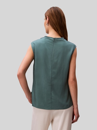 Calvin Klein Womenswear regular fit blousetop van viscose Turquoise - 5