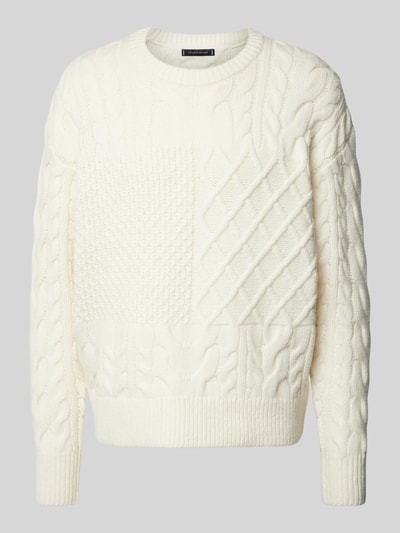 Tommy Hilfiger Strickpullover mit Strukturmuster Offwhite 2