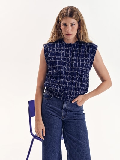 P&C* curated by Veronika Heilbrunner Weste in Tweed-Optik Royal 6