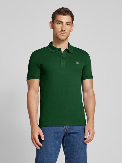 Lacoste Koszulka polo o kroju slim fit z naszywką logo model ‘CORE’ Zielony 4