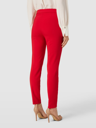 Pennyblack Slim fit pantalon met persplooien, model 'COLONIA' Rood - 5