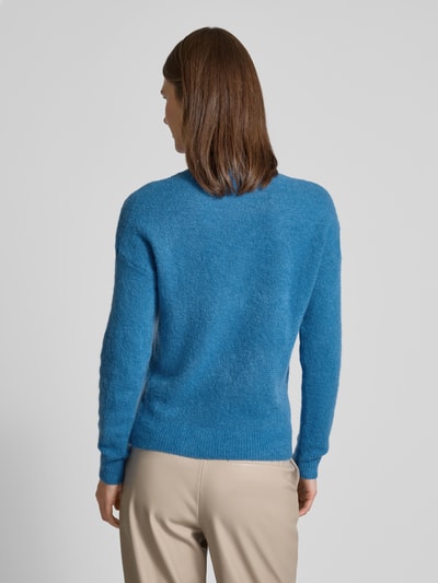 MSCH Copenhagen Strickpullover mit gerippten Abschlüssen Modell 'Festina' Royal 5