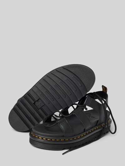 Dr. Martens Sandalen met vetersluiting, model 'NARTILLA' Zwart - 4