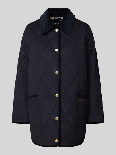 Barbour Cordjacke mit aufgesetzten Taschen Modell 'Cornelia' Marine 2