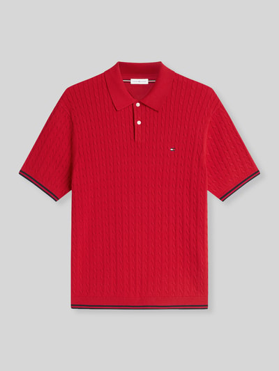 Tommy Hilfiger regular fit poloshirt van puur katoen Rood - 2