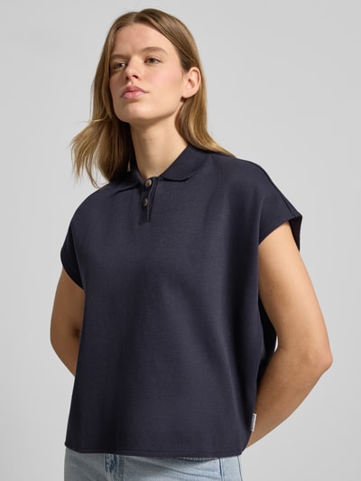 Marc O'Polo DENIM Koszulka polo o kroju regular fit z czystej bawełny Granatowy 3