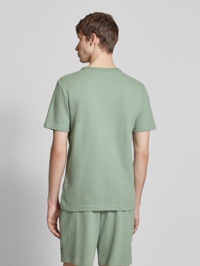 adidas Originals T-shirt met labelstitching Lindegroen - 5