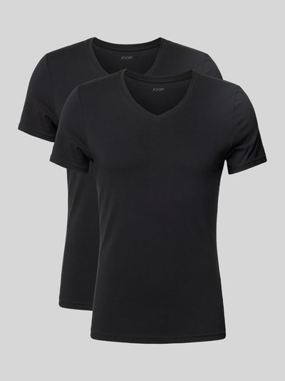 JOOP! Collection T-Shirt mit V-Ausschnitt im 2er-Pack BLACK 1