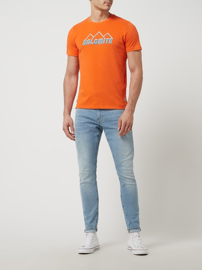 DOLOMITE T-shirt z bawełny bio  Pomarańczowy 1