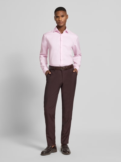 SEIDENSTICKER REGULAR FIT Regular Fit Business-Hemd mit Knopfleiste Rose 1