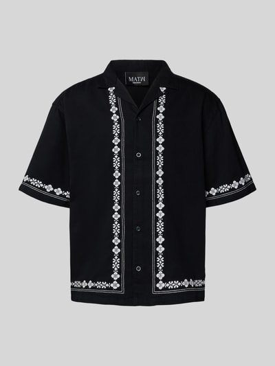 Review X MATW Regular fit vrijetijdsoverhemd met stitchings - Review X MATW Zwart - 2