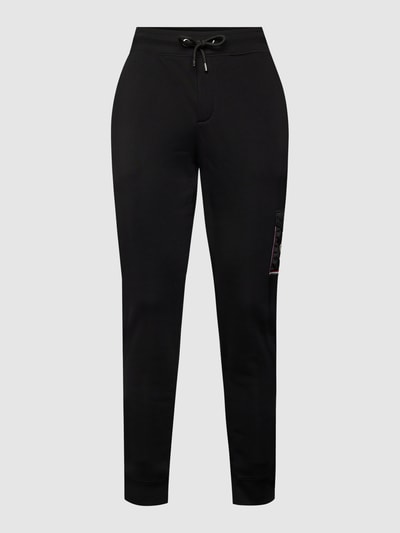 19V69 Italia Sweatpants mit Label-Detail Modell 'Silvio' Black 1