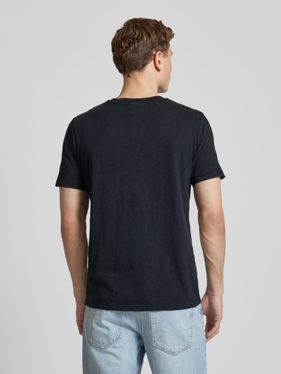 Superdry T-Shirt mit V-Ausschnitt Marine 5