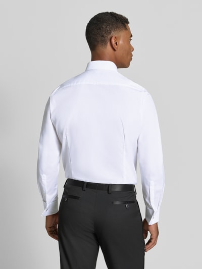 OLYMP Level 5 Slim Fit Smokinghemd aus Baumwolle mit Stretch-Anteil  Weiss 5