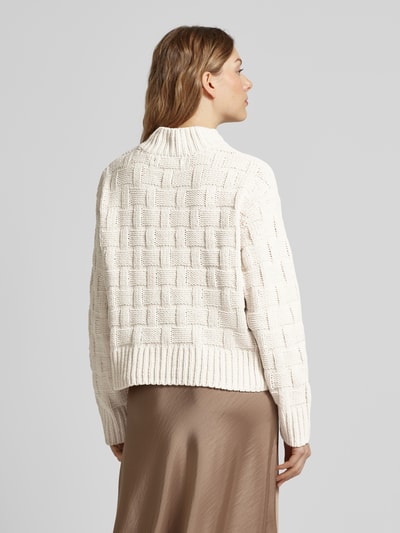 Vero Moda Pullover mit Stehkragen Modell 'ISA' Ecru 5