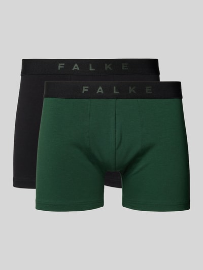 Falke Boxershort met elastische logo in band in een set van 2 stuks Groen - 1