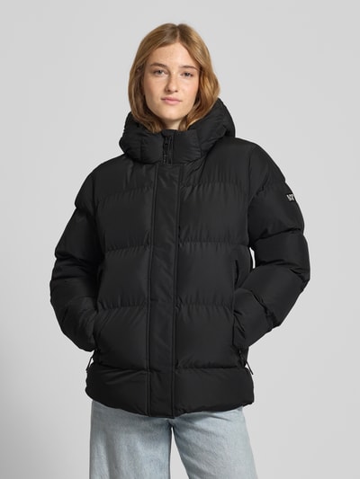 Superdry Gewatteerd jack met blinde ritssluiting en capuchon Zwart - 4