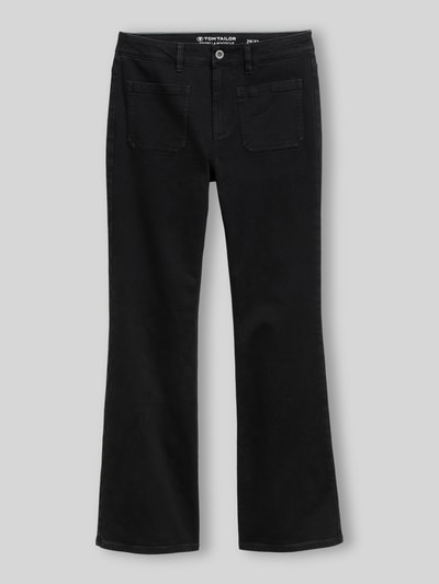 Tom Tailor High Waist Bootcut-Jeans mit Fronttaschen Black 2