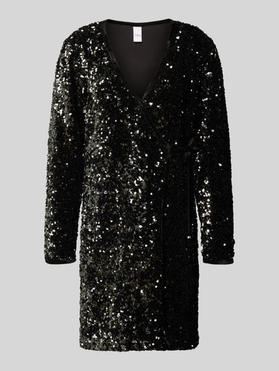 YAS Sukienka koktajlowa z cekinami model ‘ELLE’ Ciemnozielony 2