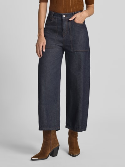 DRYKORN Wide Fit Jeans mit Baumwoll-Anteil Modell 'Derive' Dunkelblau 4