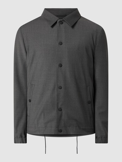 Drykorn Blouson met stretch, model 'Vars' Middengrijs - 2