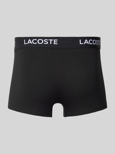 Lacoste Trunks mit elastischem Logo-Bund im 5er-Pack Black 3