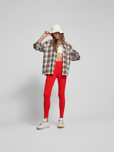 Lala Berlin Leggings mit elastischem Bund Rot 1