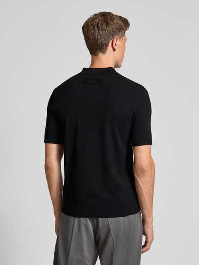 HUGO Regular Fit Poloshirt aus Viskose-Mix Modell 'SAN PETER-CV' Black 5