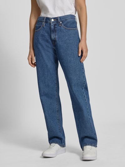 Levi's® Jeansy o kroju baggy fit ze szwami w kontrastowym kolorze Błękitny 4