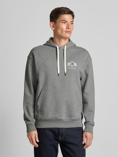 Tommy Hilfiger Hoodie mit Label-Stitching Hellgrau 4