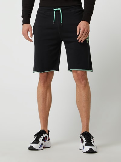 Guess Activewear Sweatshorts aus Bio-Baumwolle Black 4