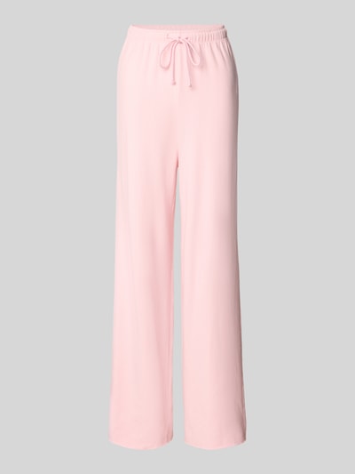 American Vintage Wide leg sweatbroek met elastische band Lichtroze - 2