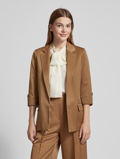 Christian Berg Woman Selection Blazer met reverskraag Lichtbruin - 4