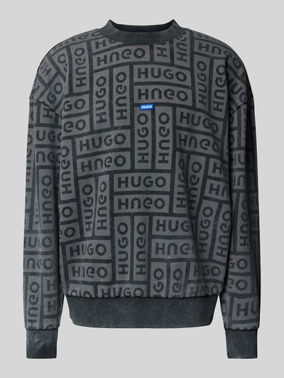 Hugo Blue NU NIEUW bij P&C*: Sweatshirt, model 'Nenry' Antraciet - 2