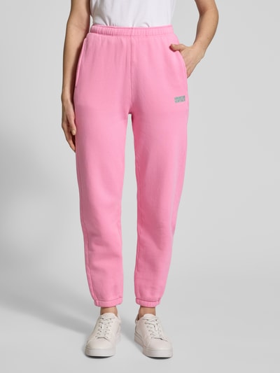 American Vintage Loose Fit Sweatpants mit Seitentaschen Modell 'ZUBIRD' Rosa 4