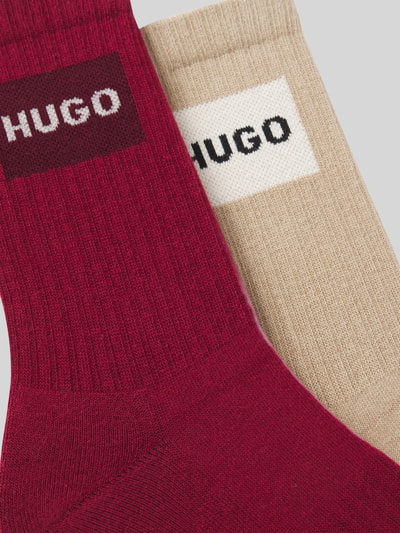 HUGO Socken aus Baumwoll-Mix im 2er-Pack Bordeaux 3