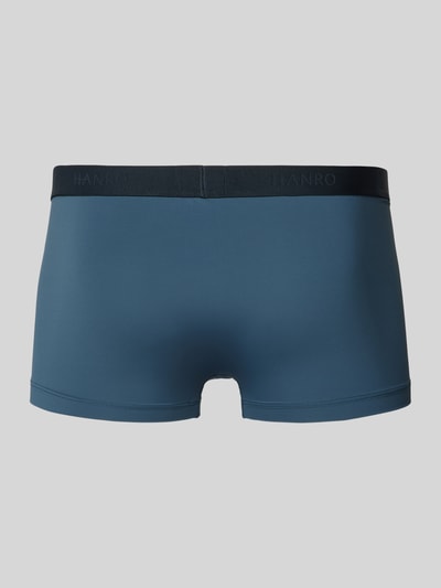 Hanro Trunks mit Label-Bund Jeansblau 3