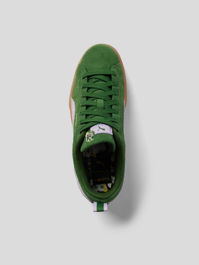 Puma X Liberty Sneaker mit floralen Stitchings Olivgrün 4