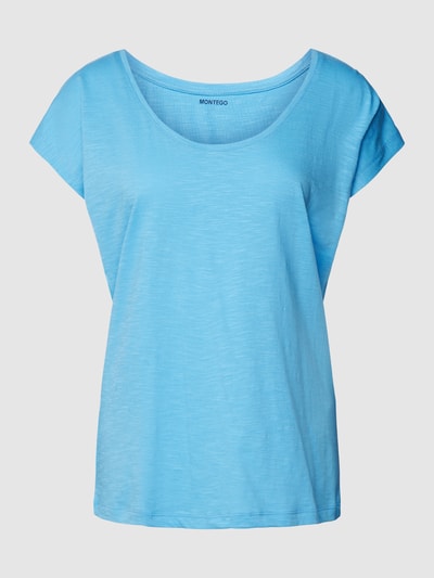 Montego T-Shirt mit Rundhalsausschnitt Blau 2