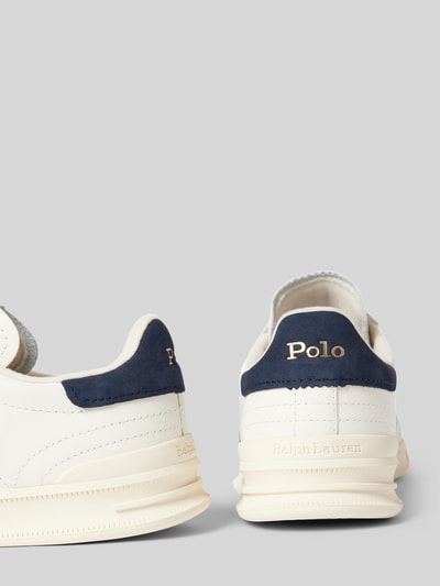 Polo Ralph Lauren Ledersneaker mit Label-Details Weiss 2